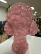 POODLE HEAD VASE PINK DOLOMITE PERFECT GIFT COLLECTORS ITEM