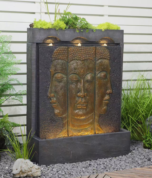 Faces Newest Buddha Water Feature