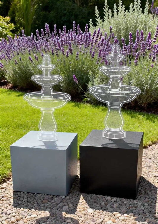Alqueria Grey Base trough for Fountains