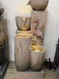 Nerja Flamingo Bird Multi Drop Water Feature