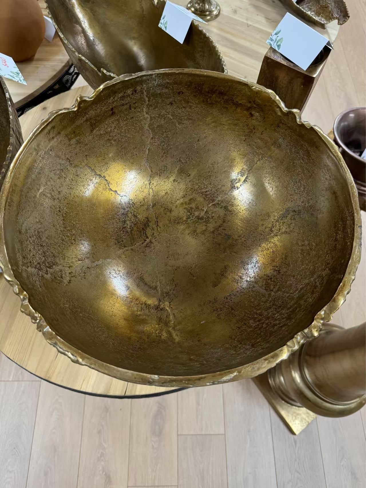Mariola Vintage Antique Brass Shiny Colour Metal 