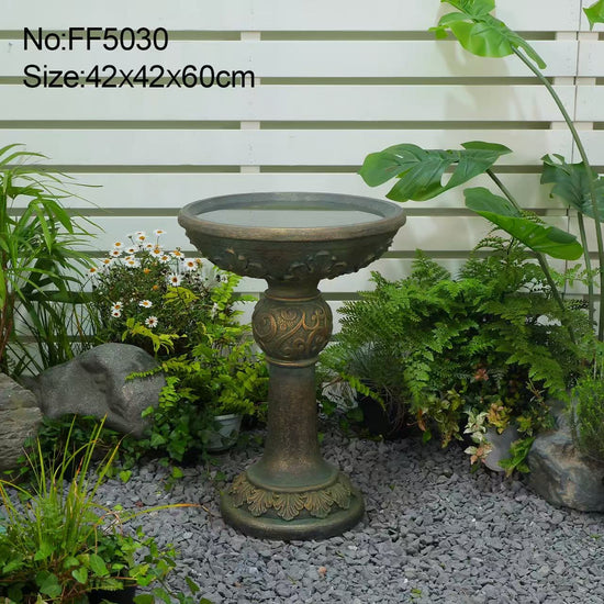 Triora Solar Bird Bath Fountain