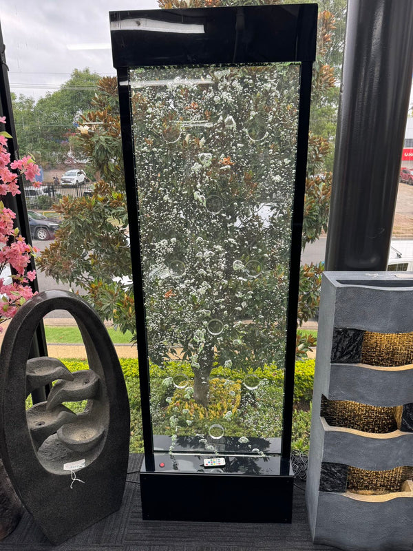 Tangier Black Frame & Base Acrylic Bubble Wall