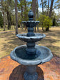 Kasba Copper Effect 4-Tier Solar Water Fountain