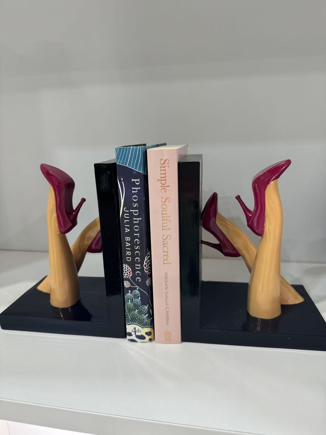 La La High Heels Stiletto Bookends in Vivid Colours Ceramic Finish