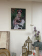 Frida with Leopard Printed Canvass Tapestry Texture Wall New Collection March 2025