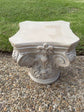 Zocalo Roman Design White Plinth Gold Accents