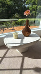 Mesa MGO centre table in rustic white