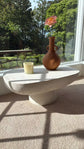 Mesa MGO centre table in rustic white