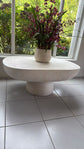 Mesa MGO centre table in rustic white