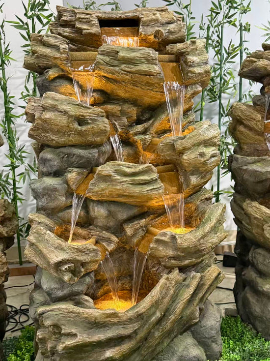 The Climb large rock fountain organic texture