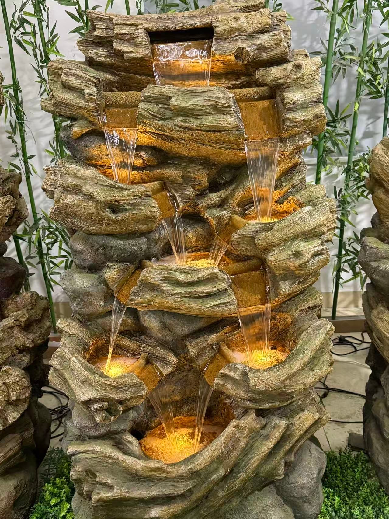 The Climb large rock fountain organic texture