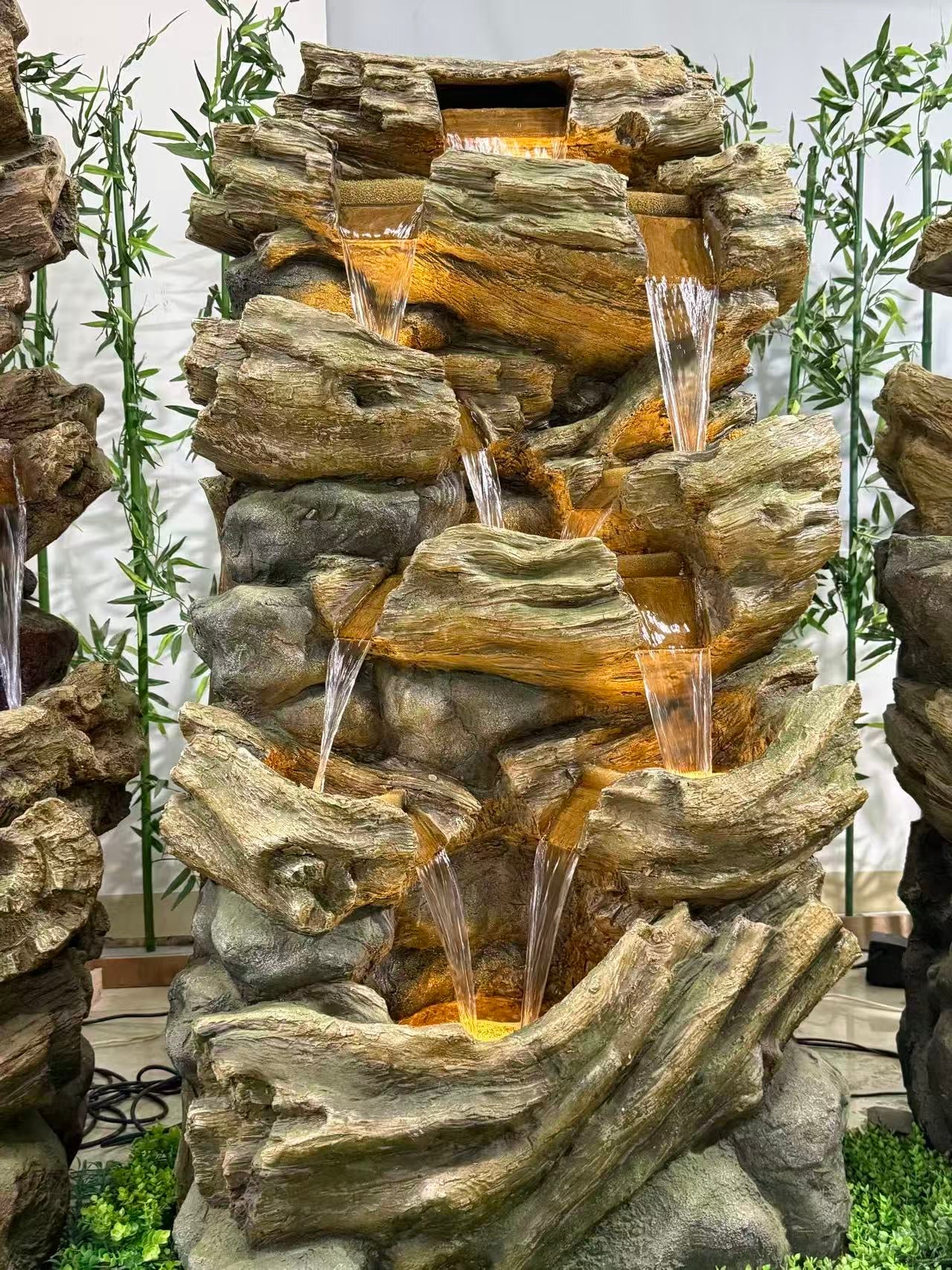 The Climb large rock fountain organic texture