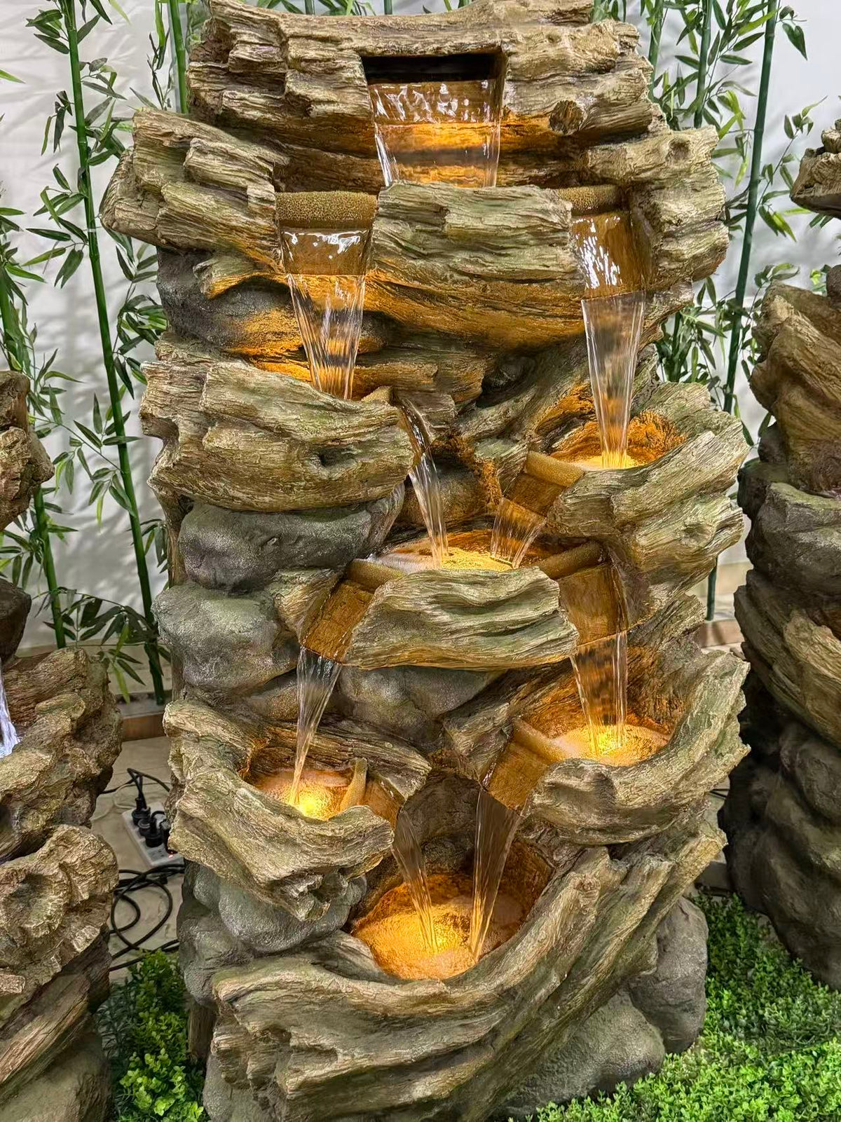 The Climb large rock fountain organic texture