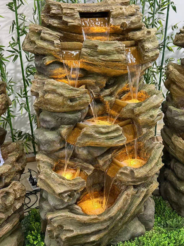The Climb large rock fountain organic texture