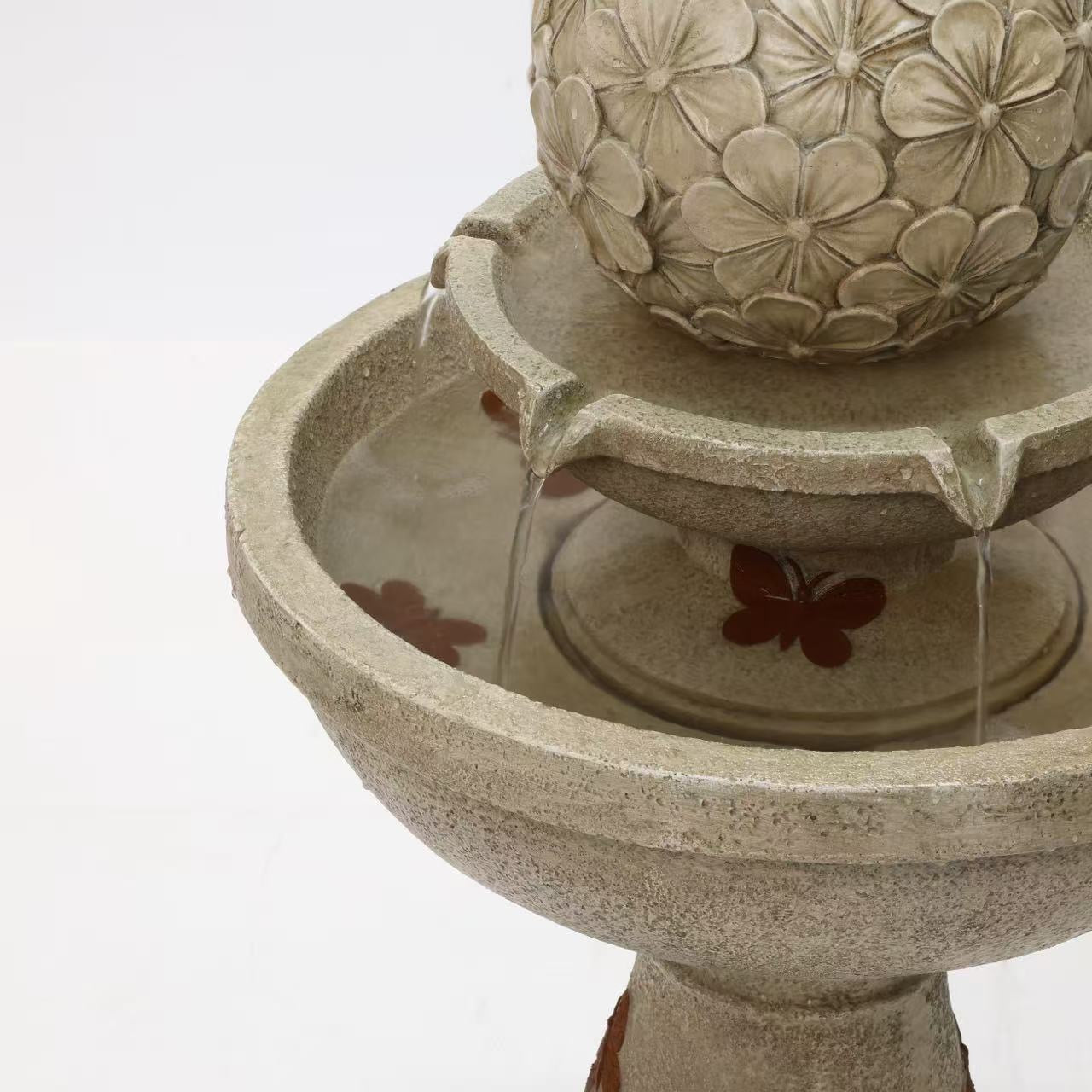Monza Stone Colour Birdbath With Butterflies ETA 18 April