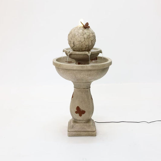 Monza Stone Colour Birdbath With Butterflies ETA 18 April