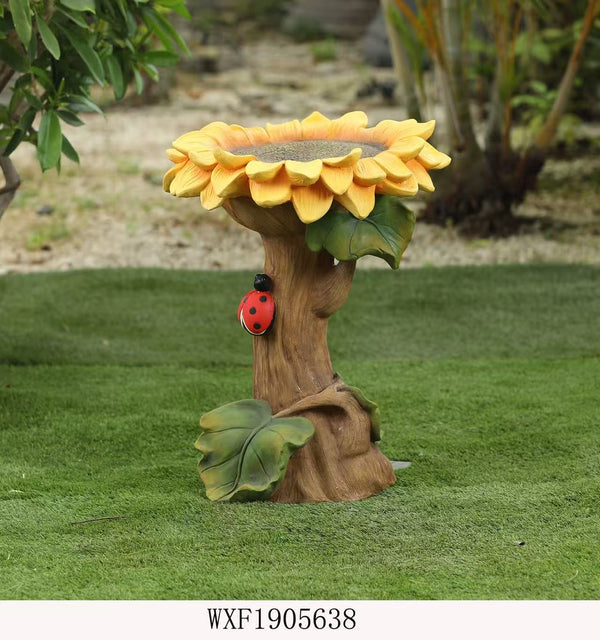 Girasole Sunflower Bird Bath New Collection March 2025