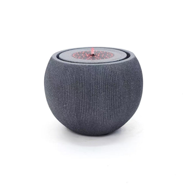 Elmojon Grey Solar Fountain Remote Controlled Flow Changing Colour LED ETA 18 April
