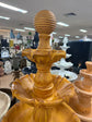 Mijas tall 5 tiers terracotta stone colour garden fountain