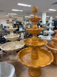 Mijas tall 5 tiers terracotta stone colour garden fountain