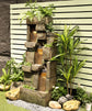 Doongara 1.43 Meter Water Wall Cascading with plants