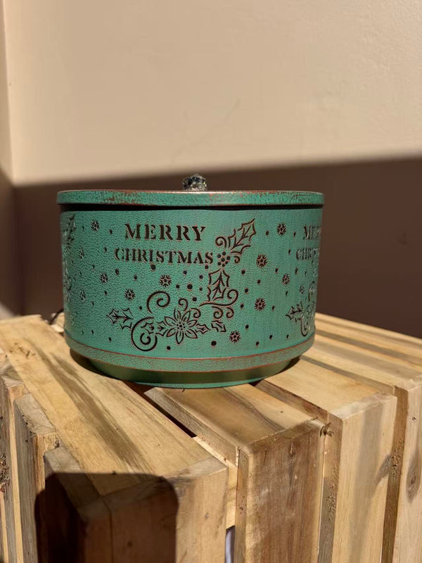 Noel Christmas Metal Table Fountain