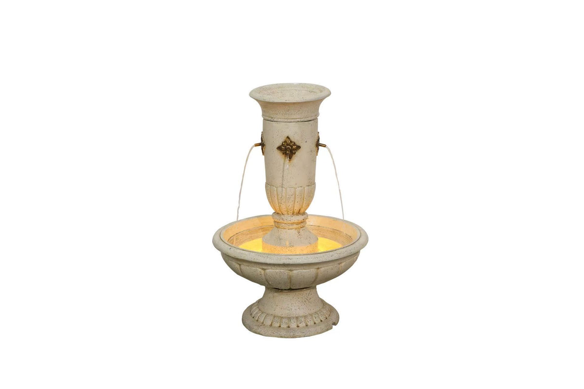 Belize Classical Beige Small Fountain – 4-Corner Spout