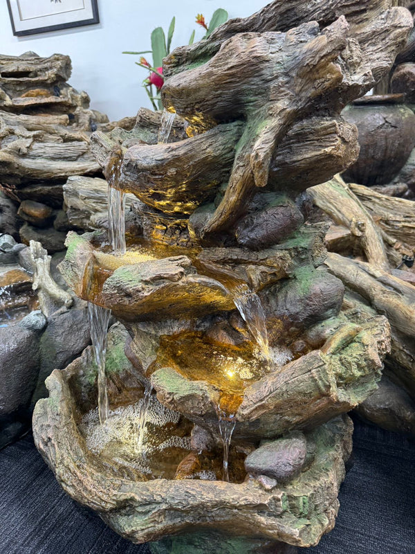 Costa Blanca Crossing Cascade River Driftwood Fountain