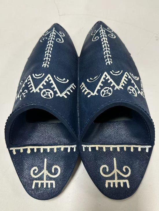 Chefchaouen Moroccan Slippers Ornament Wall Hung & Flower Pot Finest Details.