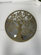 Tree of Life Round Metal Mirror Australian Summer 2023 Design Ornament