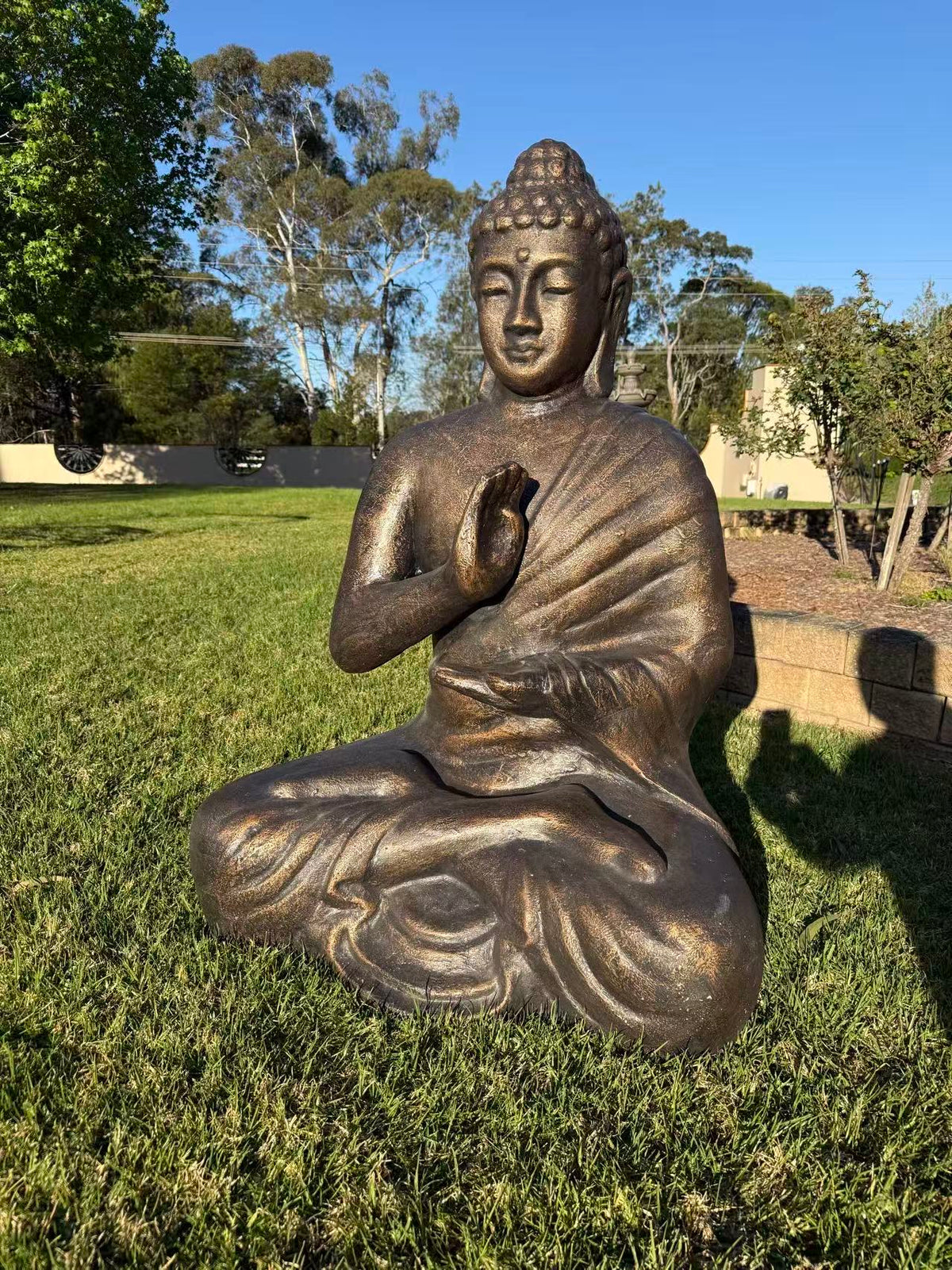 Sacred Blessing Buddha Garden Statue — 120 cm