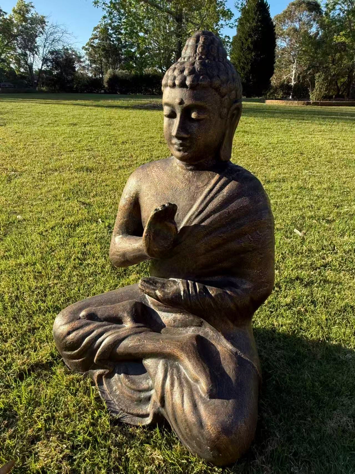 Sacred Blessing Buddha Garden Statue — 120 cm