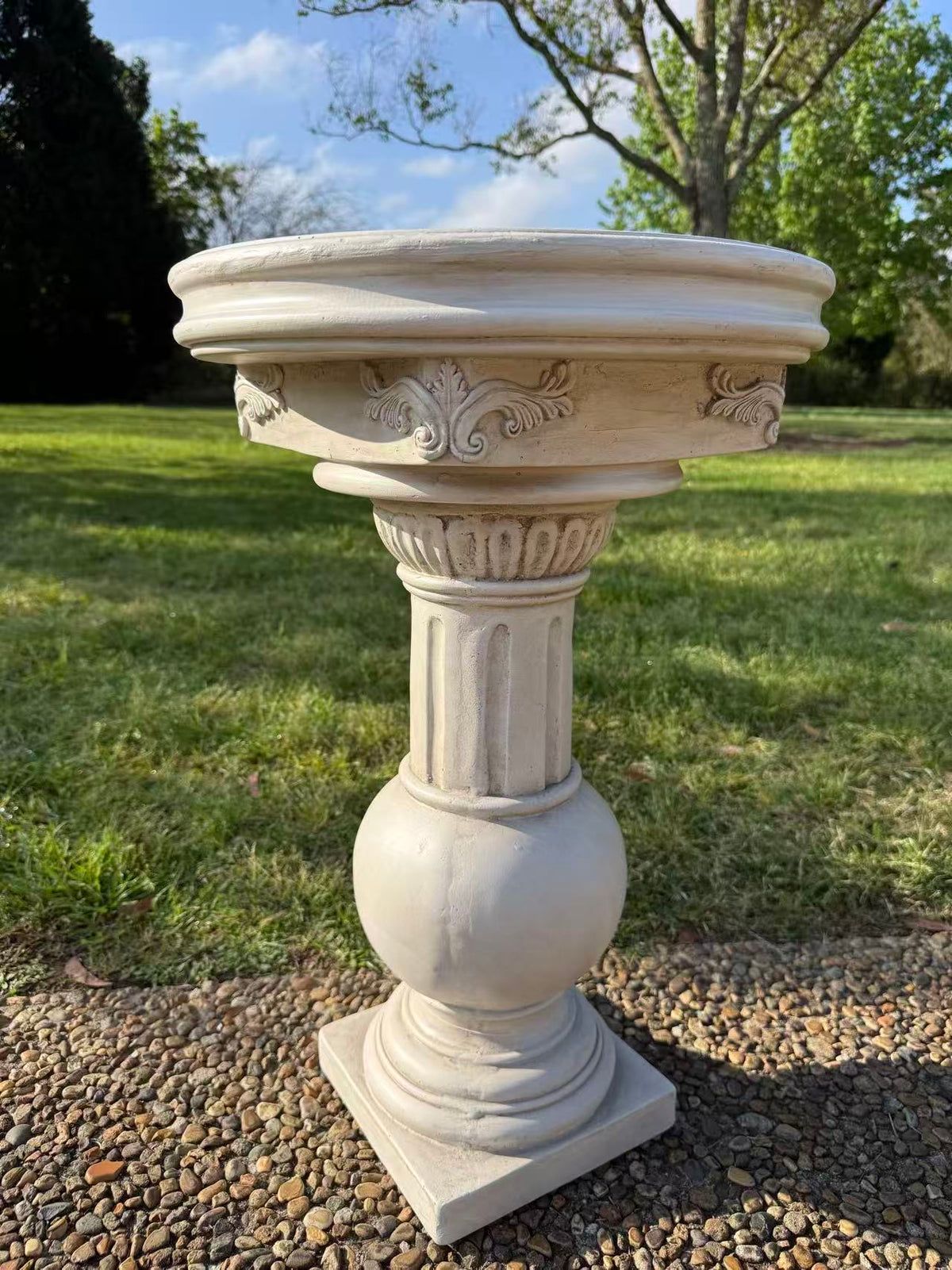 Palladio Menara Classical Pedestal Table — 65 cm