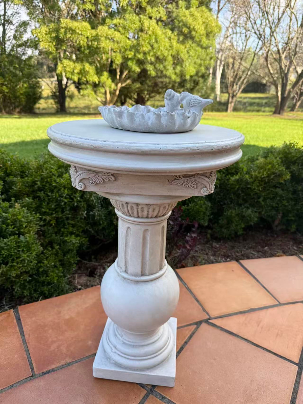 Palladio Menara Classical Pedestal Table — 65 cm