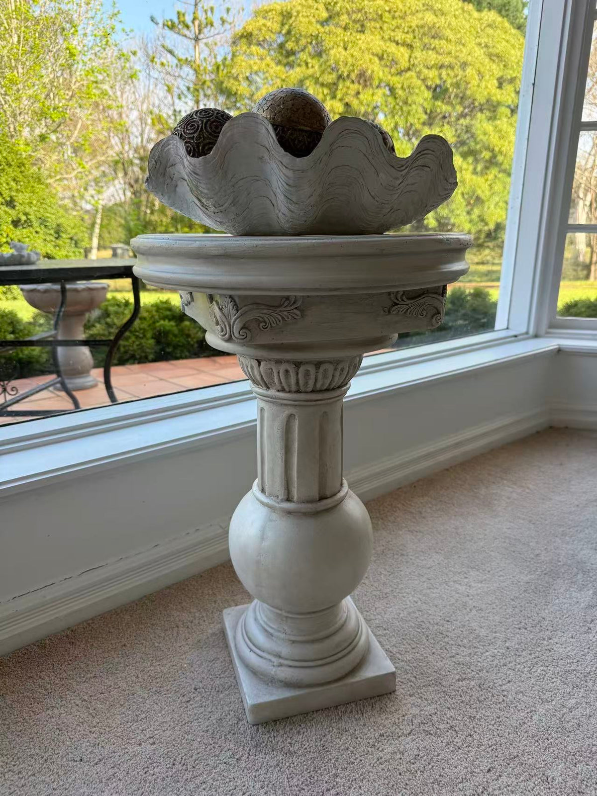 Palladio Menara Classical Pedestal Table — 65 cm
