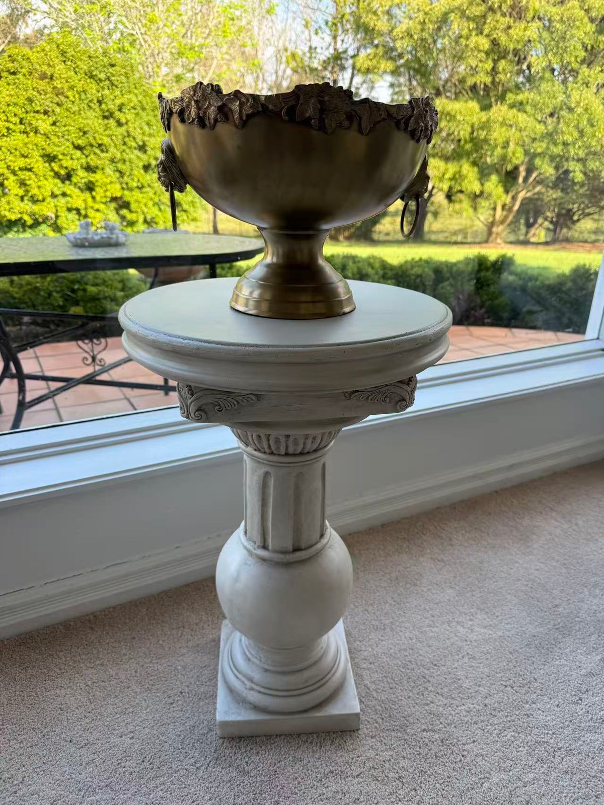 Palladio Menara Classical Pedestal Table — 65 cm