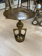 Merida Vintage Antique Brass Shiny Colour Metal Round Table Lush Collection