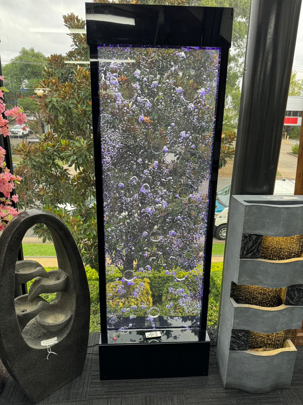 Tangier Black Frame & Base Acrylic Bubble Wall