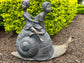 Kids on Snail Garden Décor Ornament MGO Outdoor Landscaping Statue
