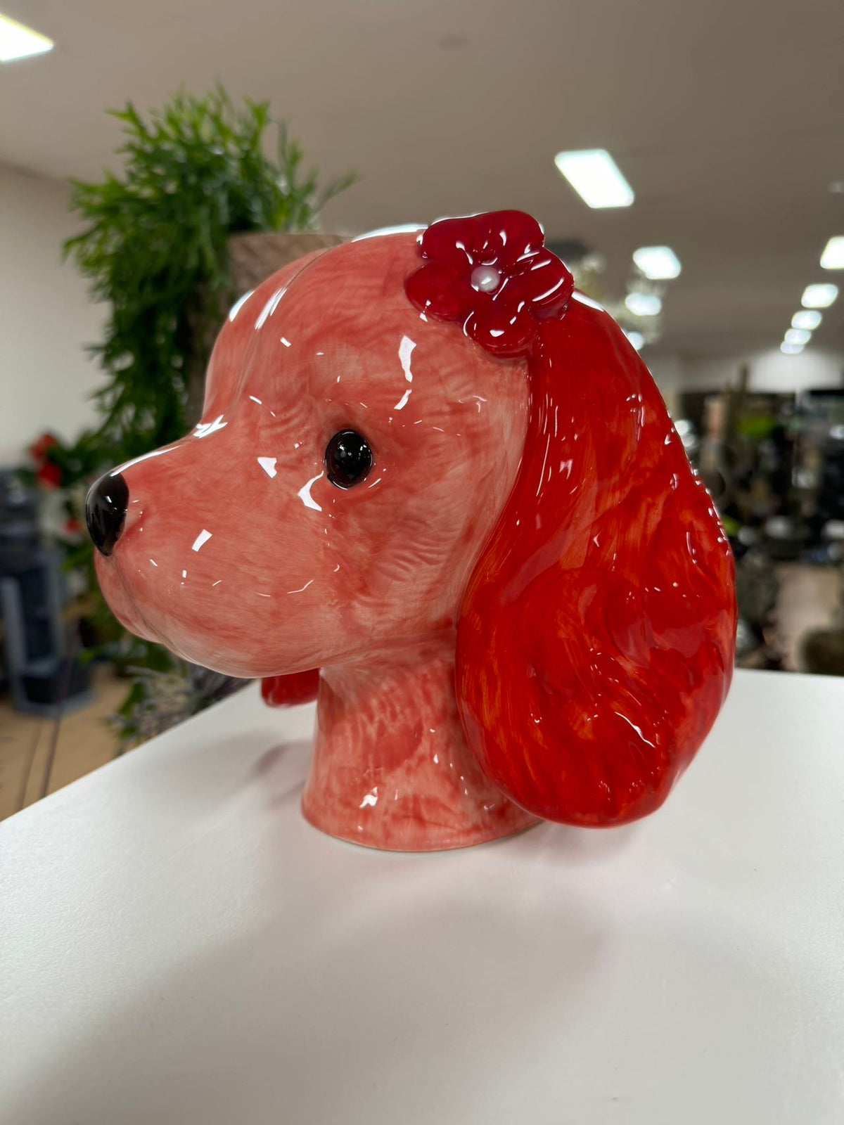 KING CHARLES CAVALLER VASE PINK