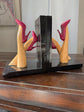 La La High Heels Stiletto Bookends in Vivid Colours Ceramic Finish