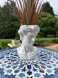 Davide Statue Bust White Statement
