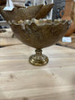 Mariola Vintage Antique Brass Shiny Colour Metal Vase Bowl Lush Collection