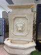 Cesare Large Lion Water Wall Sandstone Cement Fibre Tall Fountain