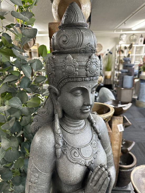 Tagong Standing Buddha Statue Sublime Volcanic Colour Tall Statue