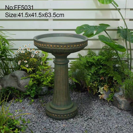 Tremezza Solar Bird Bath Fountain