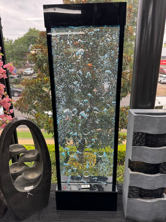 Tangier Black Frame & Base Acrylic Bubble Wall