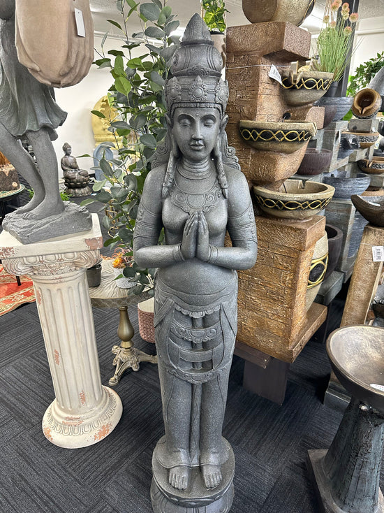 Tagong Standing Buddha Statue Sublime Volcanic Colour Tall Statue