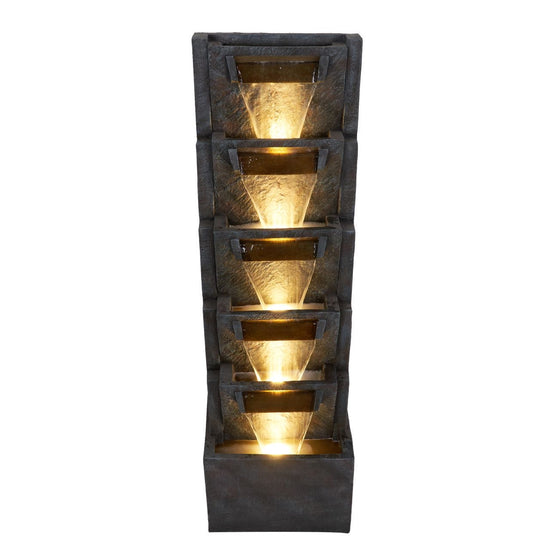 HALO Multi Drop Water Feature 1.4 Meter Tall Indoor & Outdoor Fountain